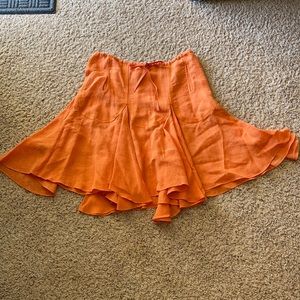 Orange skirt- MaxStudio